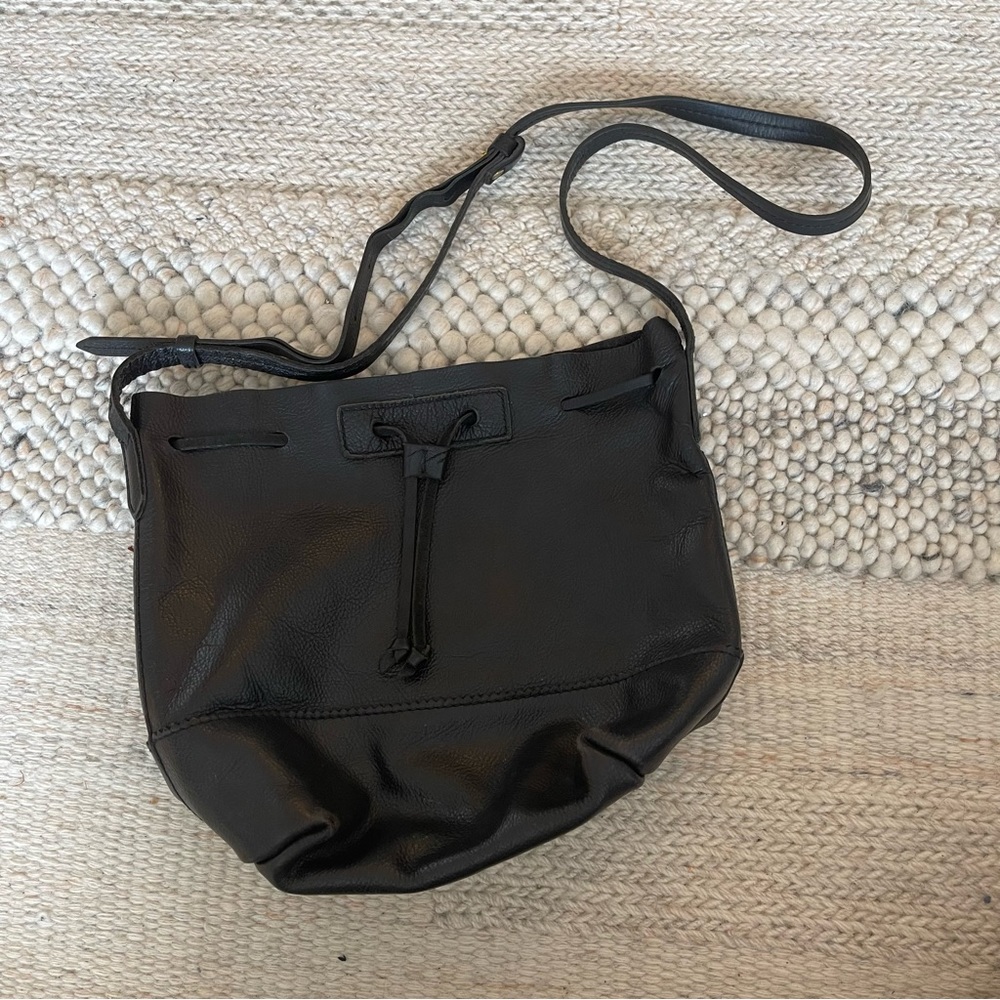 J. Crew Leather Bucket Bag